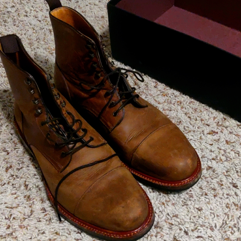 Beckett Simonon Dowler Captoe Boots sz. 9.5